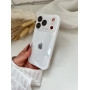 Елегантний білий глянцевий чохол на iPhone 17 Pro